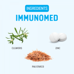 Immunomed - Ingredients: Cleavers, Zinc, Pau d'arco